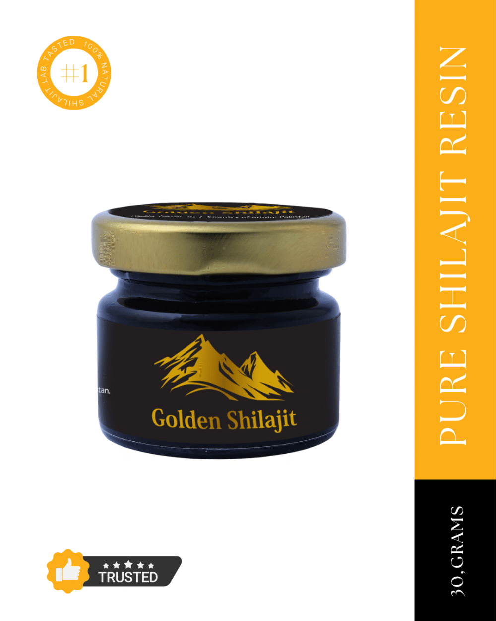 Golden Shilajit – Premium Himalayan shilajit Resin