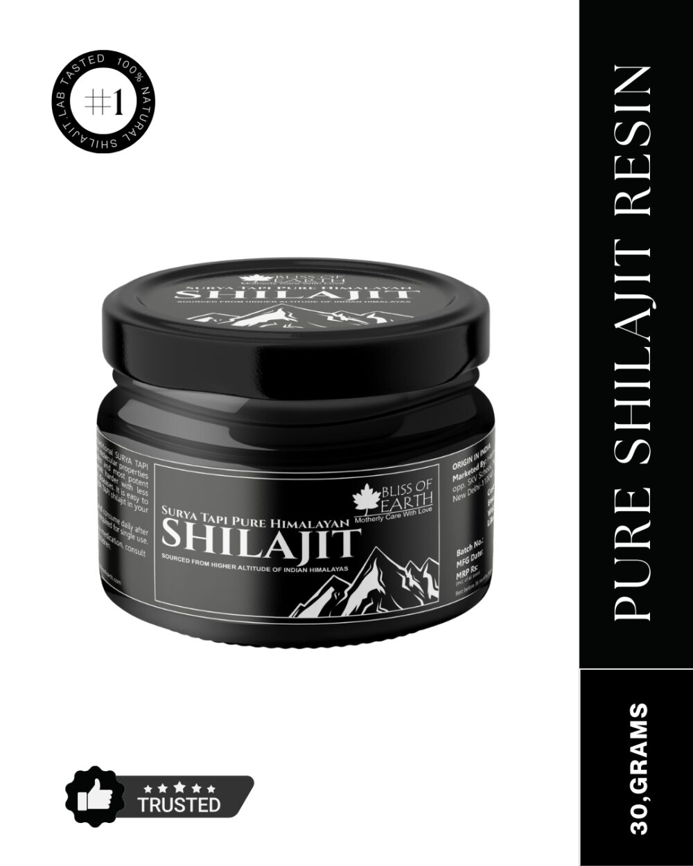 Shilajit Bliss of Earth – Pure Vitality power Unleashed 20G