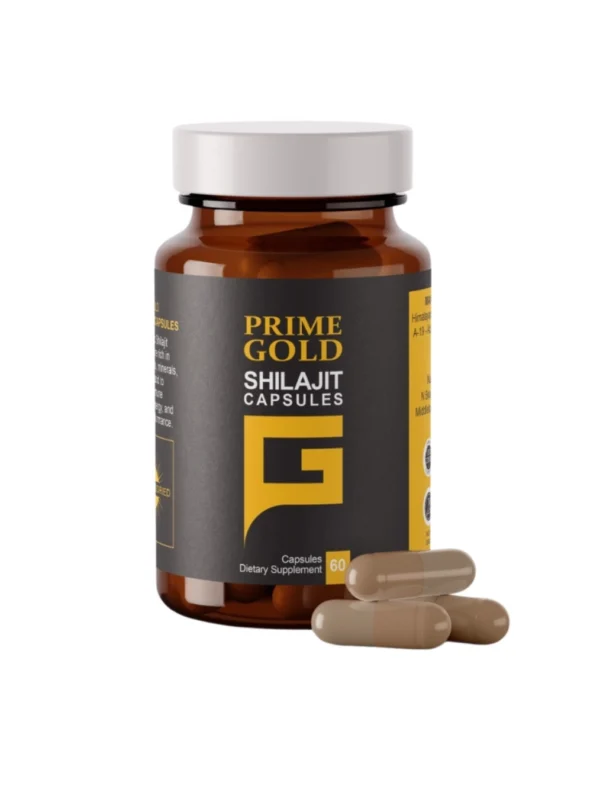 Prime Gold Shilajit Capsules – Premium Strength