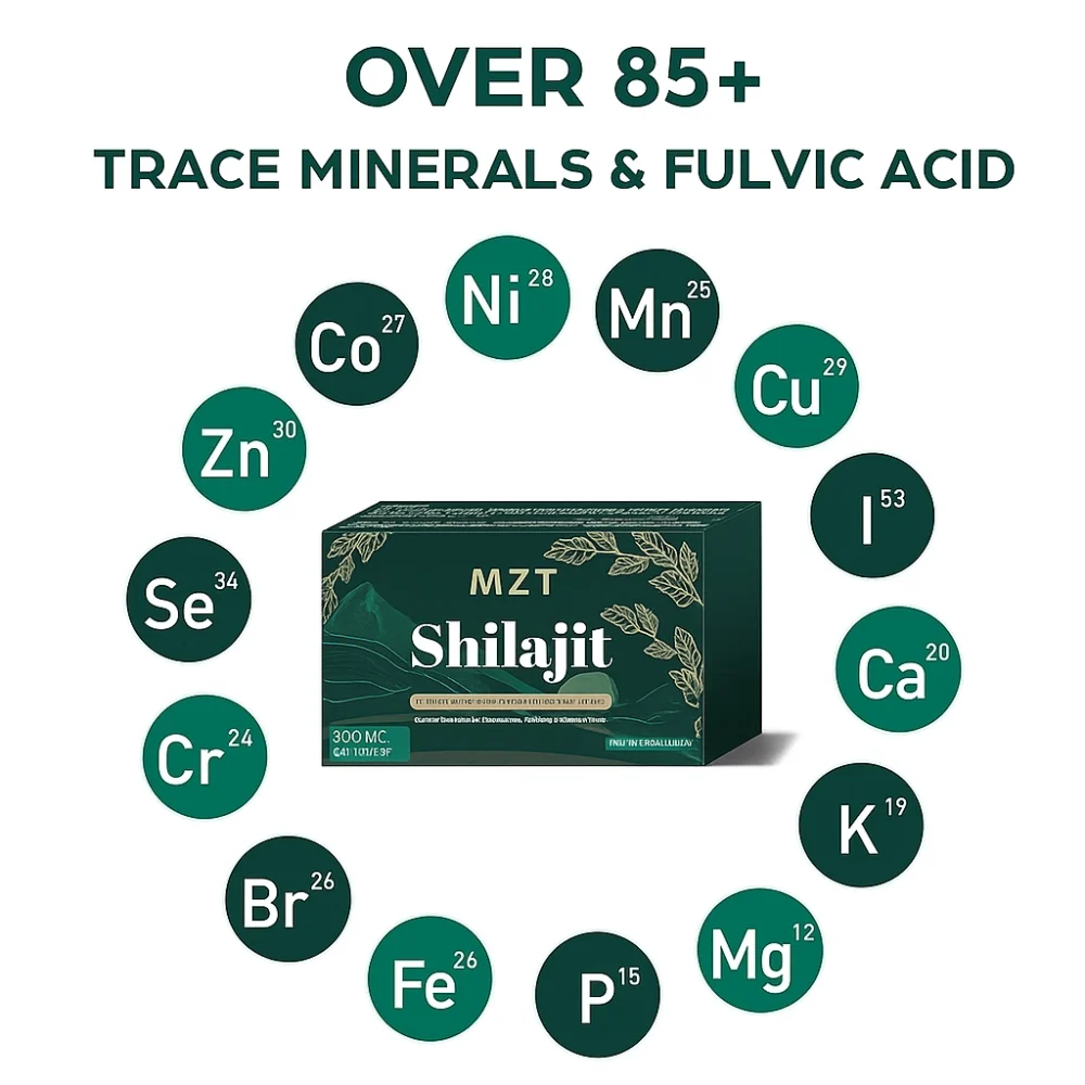 MZT Shilajit Tablets – Boost Energy & Stamina - Image 2