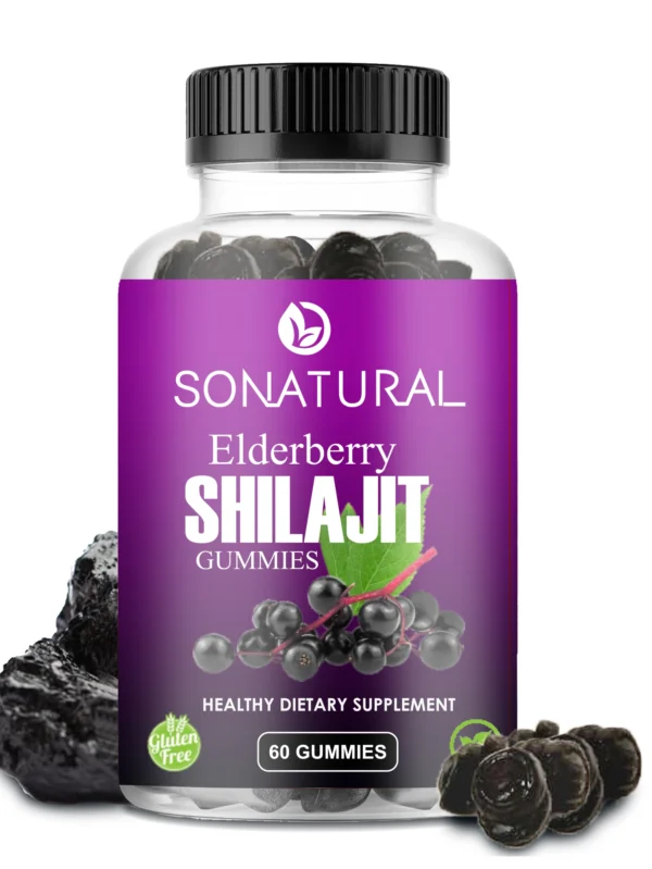 SONATURAL Elderberry Shilajit Gummies