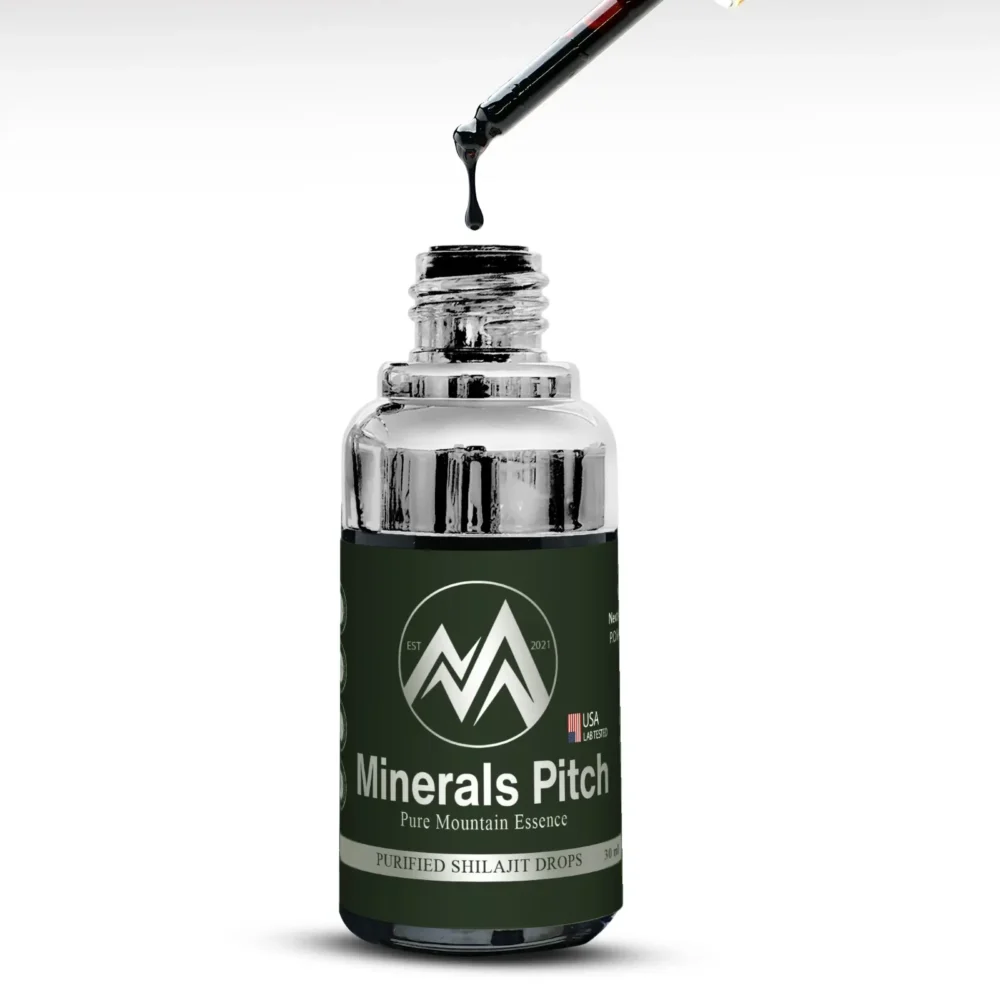 Mineral Pitch Shilajit Drops - Daily Energy & Wellness Booster - Image 2